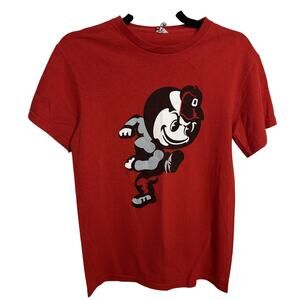 Vintage Ohio State University OSU Buckeyes Brutus Shirt Mens Small Football Y2K